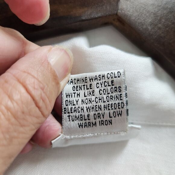 Madison & Max Womens Linen Snap Front Jacket Size 18 White Beachy Nautical Boho - Picture 7 of 11